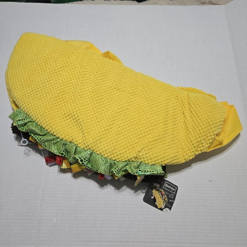 TACO Dog 🌮  Dog Halloween Costume Taco Costume Pet BOOTIQUE Size XXL   NEW - Picture 11 of 11
